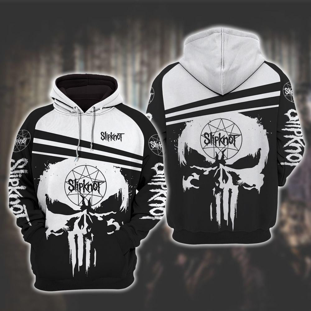Slipknot Punisher Skull 3d All Over Print T Shirt Hoodie