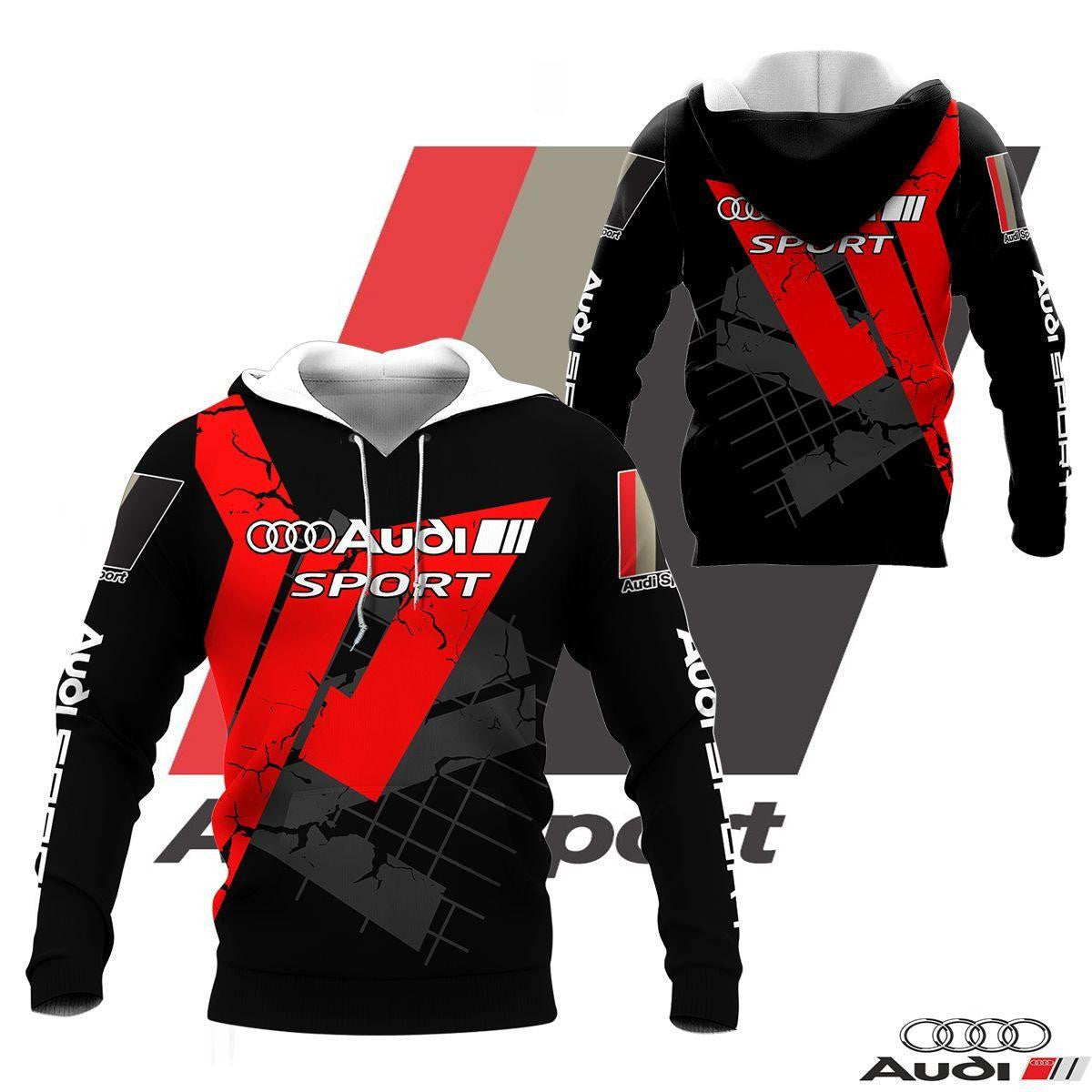 Audi Sport Luxury Car 8k261 Fan Gift 3d Zip Hoodie Hoodie Ii0