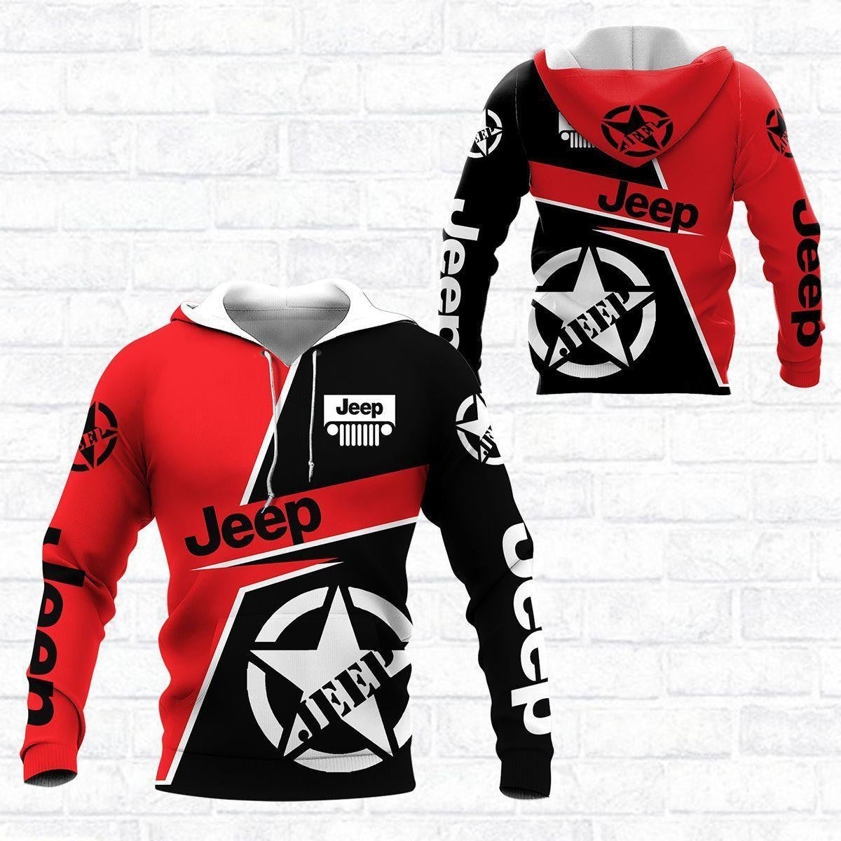 Jeep Shirt Fan Gift 939, Stylist Unisex 3d Hoodie Zip Hoodie