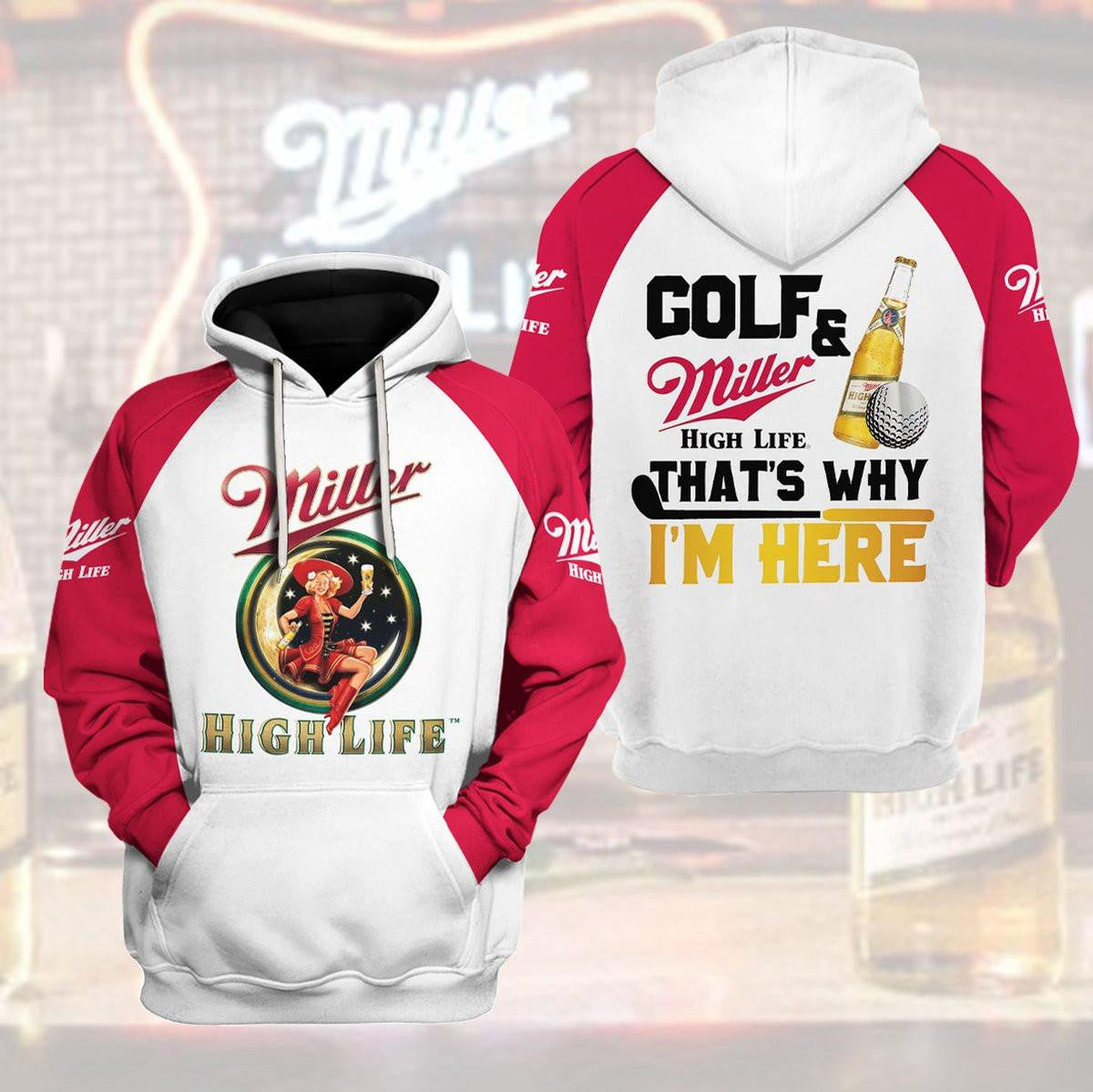 Miller High Life Golf Trending Hoodie 547