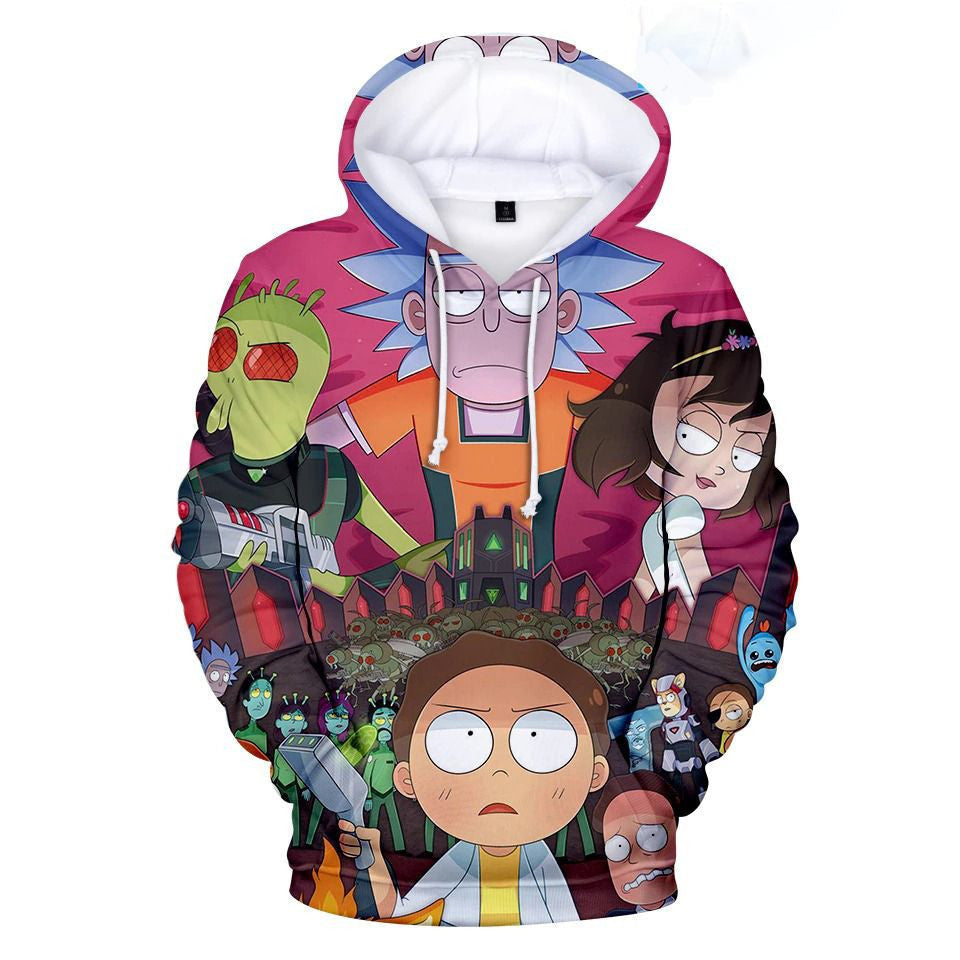 Rick And Morty Gift For Men And Women Over Print 3d Hoodie Zip Hoodie 883