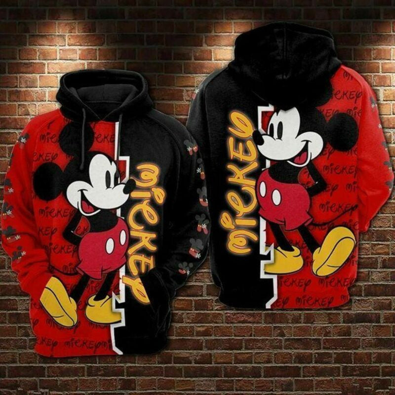 Disney Mickey Mouse Lover Iii 3d Hoodie Zip Hoodie