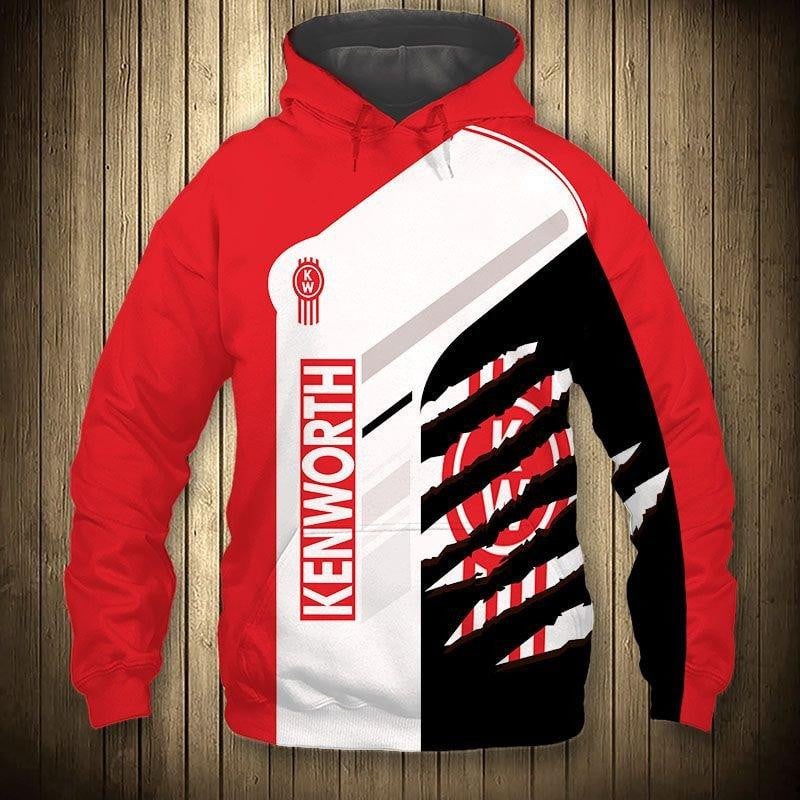 Kenworth Trucks 5k492 Fan Gift Stylist Unisex Cartoon 3d Hoodie Zip Hoodie