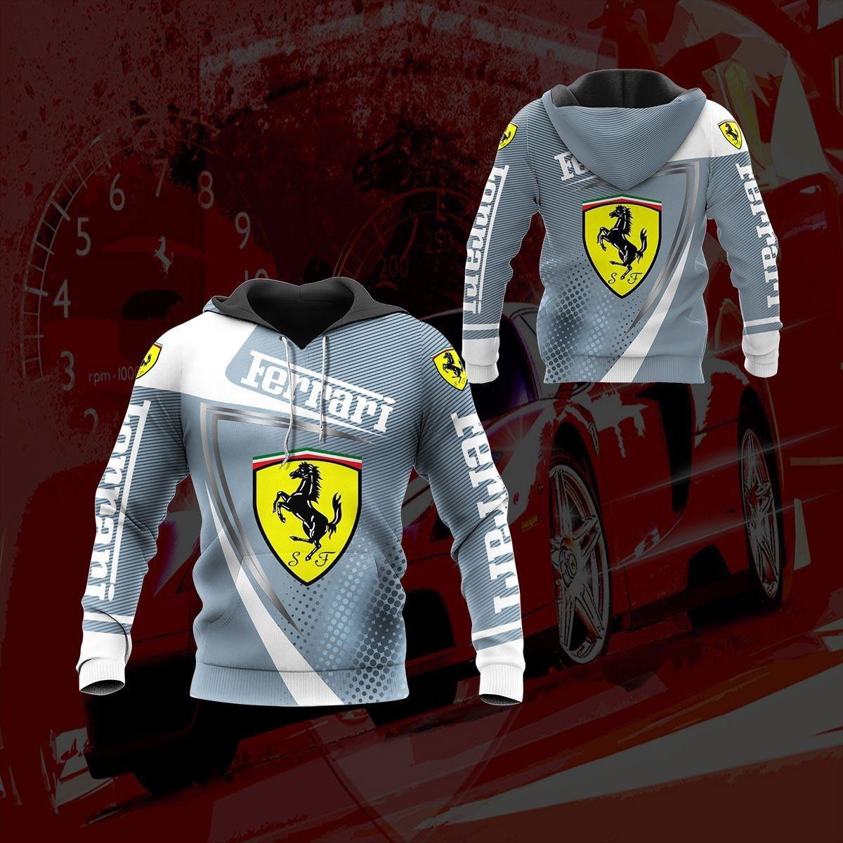 Scuderia Ferrari Luxyry Car 7k945 Fan Gift 3d Zip Hoodie Hoodie Ii0