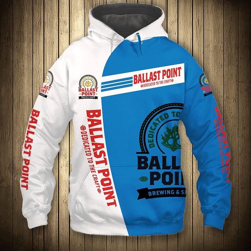 Ballast Point Brewing 5k407 Fan Gift Stylist Unisex Cartoon 3d Hoodie Zip Hoodie