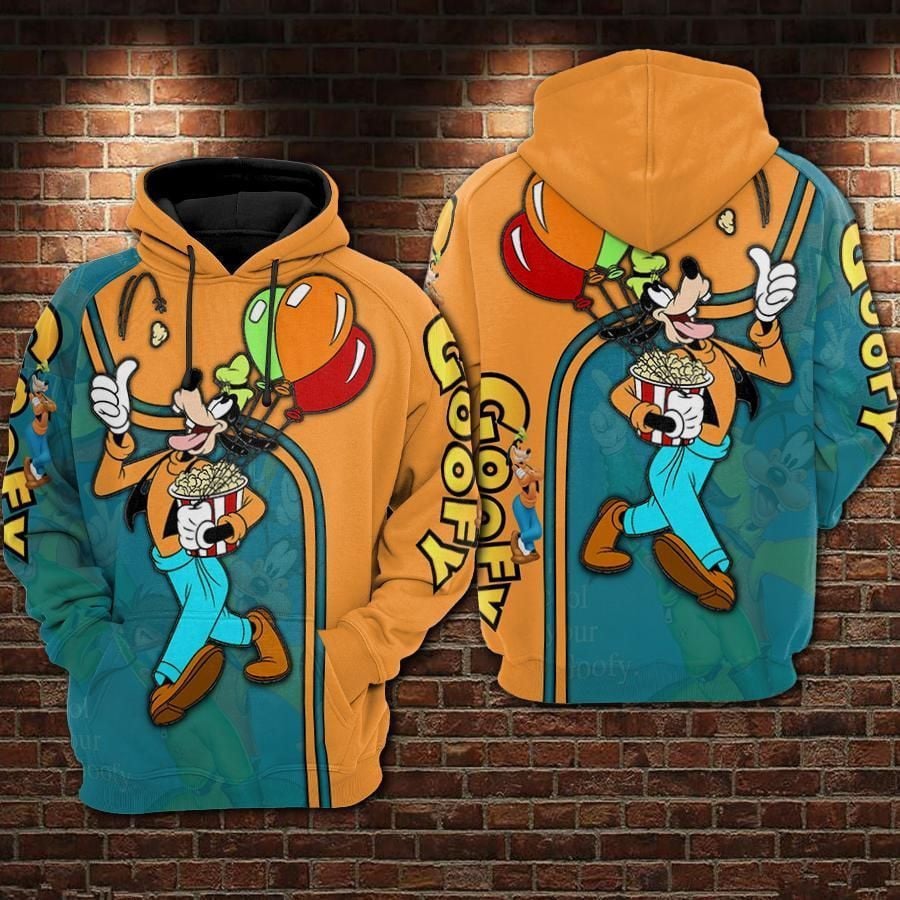 Goofy Movies Disney Over Print 3d Hoodie Zip Hoodie 165