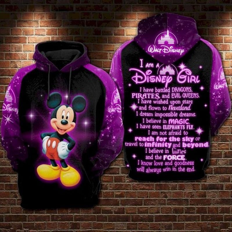 Mickey Mouse Disney 3d Hoodie