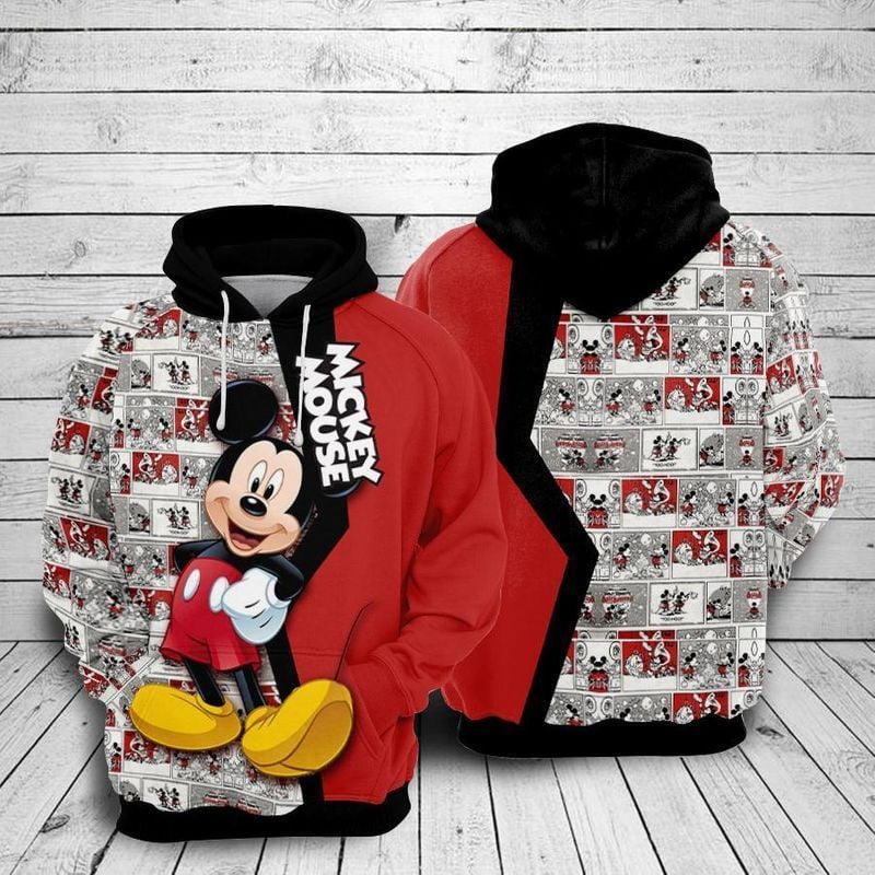 For Mickey Mouse Lovers The Story Of Mickey 3d Hoodie