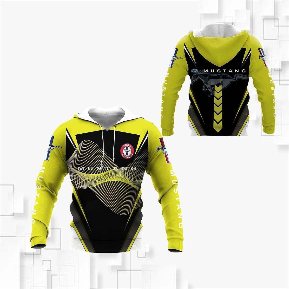 Ford Mustang Shirt Fan Gift 922, Stylist Unisex 3d Hoodie Zip Hoodie