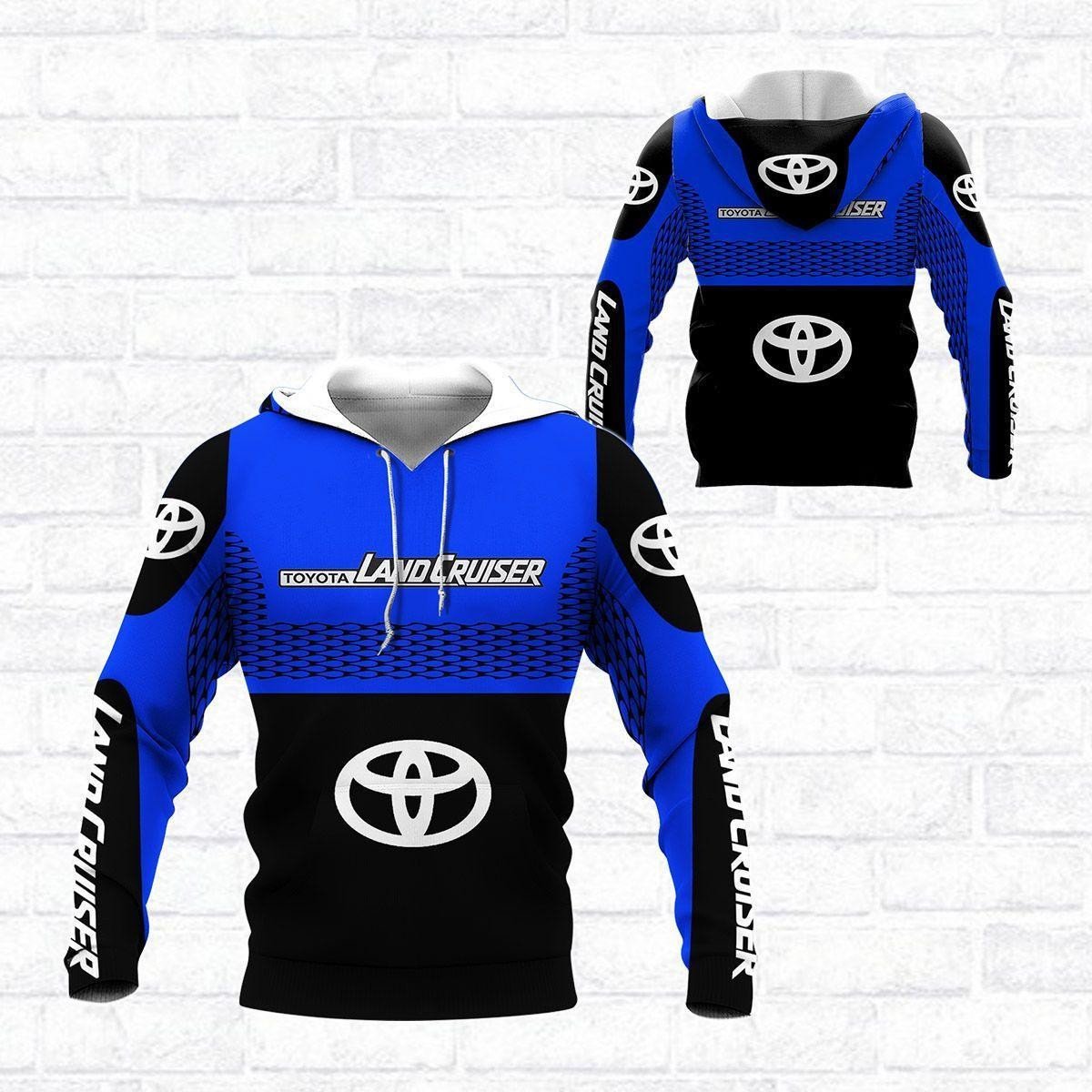 Toyota Land Cruiser Shirt Fan Gift 432, Stylist Unisex 3d Hoodie Zip Hoodie