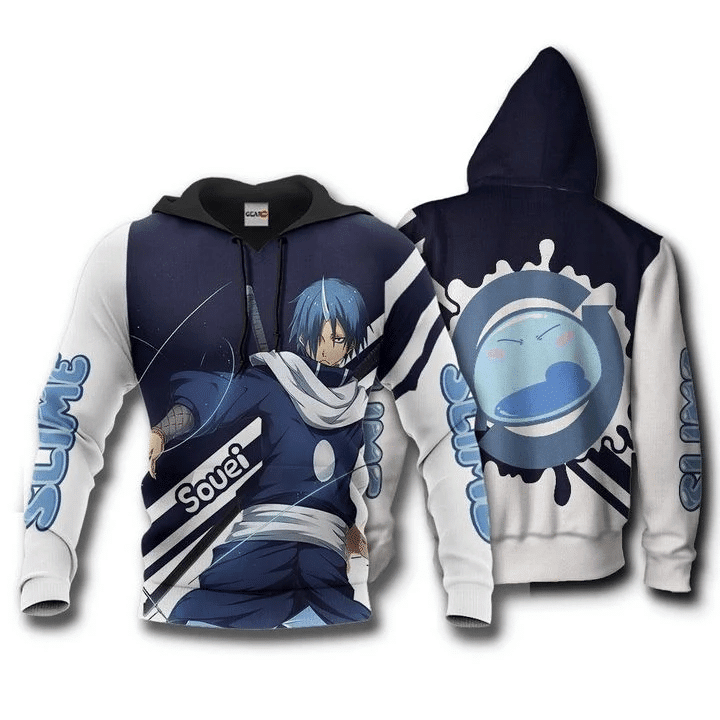 Slime Souei Tensura Anime Manga For Men And Women 3d Hoodie Zip Hoodie