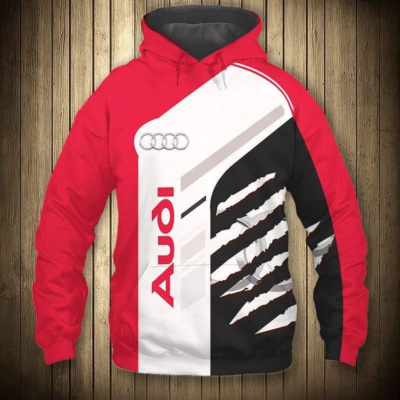 Audi Luxury Sport Car 5k447 Fan Gift Stylist Unisex Cartoon 3d Hoodie Zip Hoodie