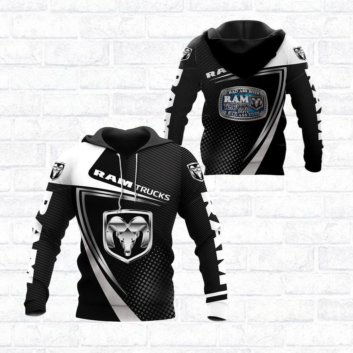 Ram Trucks Shirt Fan Gift 870, Stylist Unisex 3d Hoodie Zip Hoodie