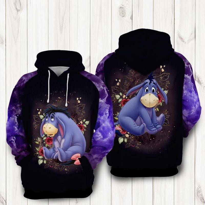Eeyore The Mini Adventures Of Winnie The Pooh Disney 3d Hoodie Zip Hoodie 102