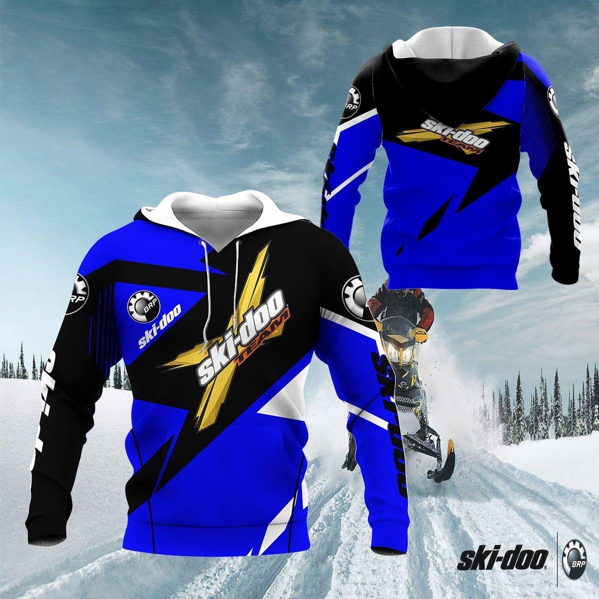 Ski-doo Shirt Fan Gift 458, Stylist Unisex 3d Hoodie Zip Hoodie