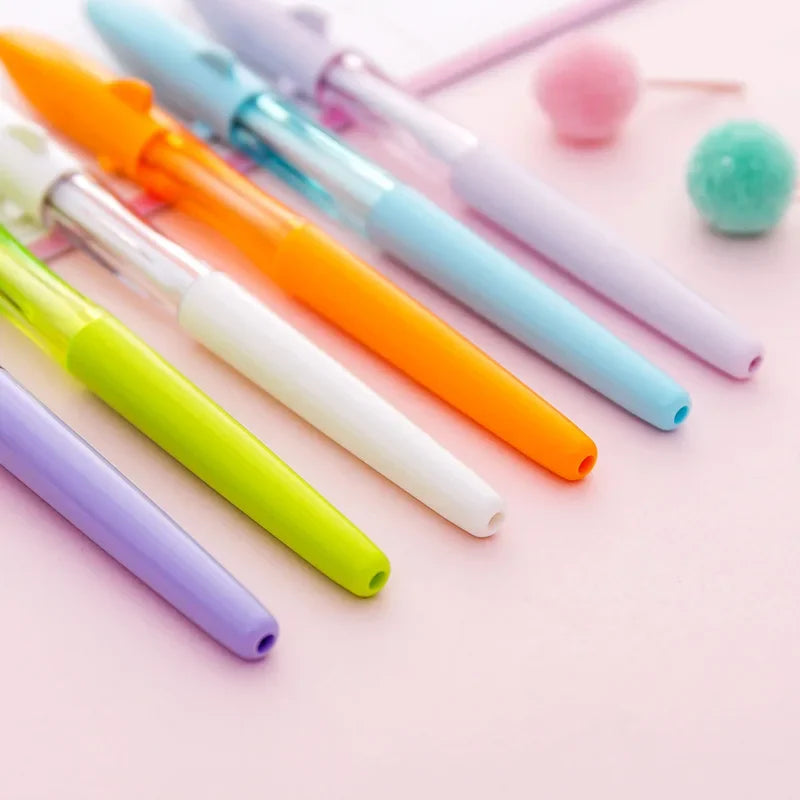 50PCS Creative Candy Nut Shark Personality Neutral Pen 0.5 Black Student Gel Pen Wholesale Kawaii School Supplies