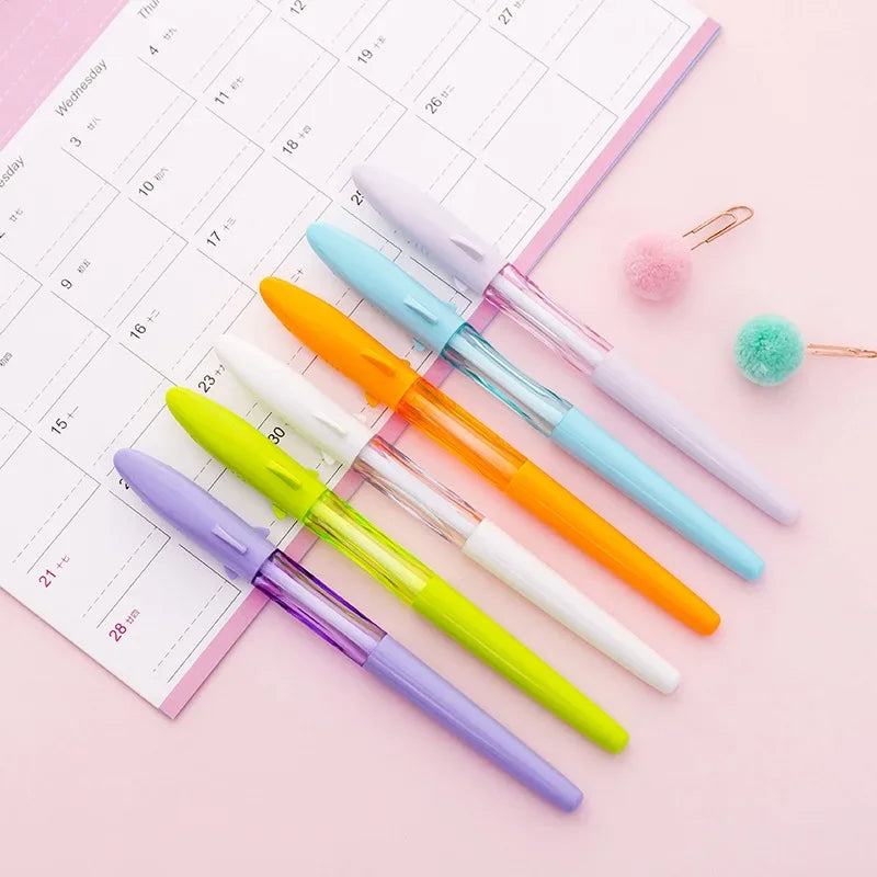 50PCS Creative Candy Nut Shark Personality Neutral Pen 0.5 Black Student Gel Pen Wholesale Kawaii School Supplies